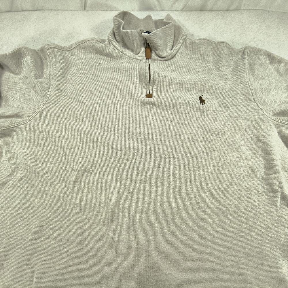Polo Ralph Lauren Pullover Long Sleeve Sweatshirt Mens Size Extra Large XL Gray